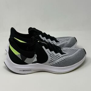 Nike Air Zoom Winflo 6 Sneaker Mens 8.5 Gray Black Mesh Lightweight Running Shoe